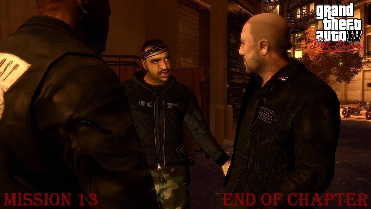 GTA IV EFLC - The Lost and Damned - Mission 13 - End of Chapter.