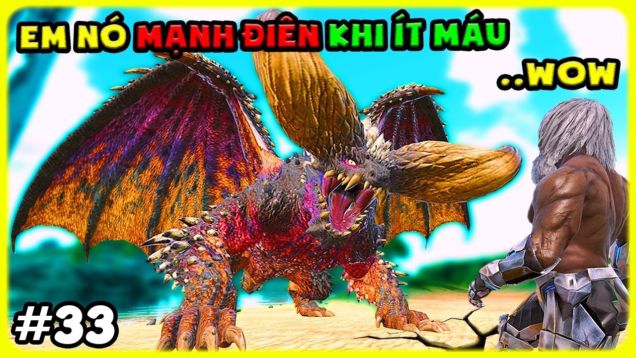 ARK Monster-SCP #33 DÙNGI MÁY QUÉT MÌNH THU PHỤC MONSTER RỒNG GAI VỚI NỘI TẠI CỰC MẠNH - TÝ TIỀN TỈ