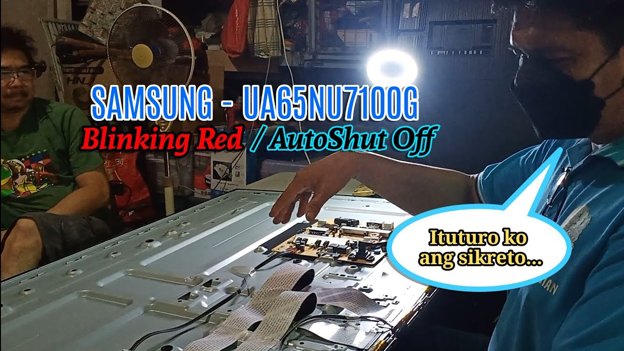 How to repair blinking red, and auto shut off | Samsung UA65NU7100G
