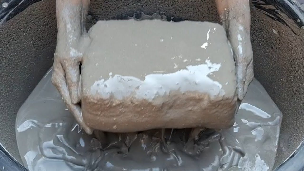 Black Cement +White Concrete ||| Big Blocks Dipping 
