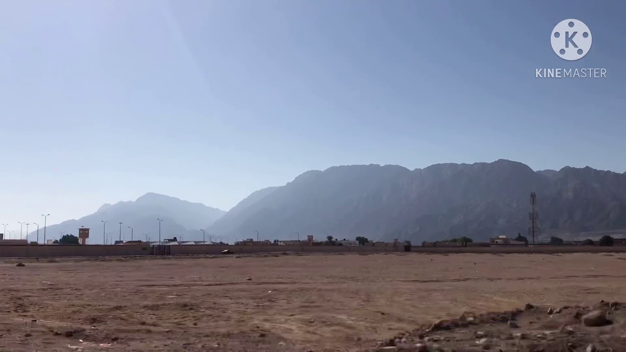جولة من مدينة نويبع المصريه ومشاهد الحدود السعوديه مناظر ساحره