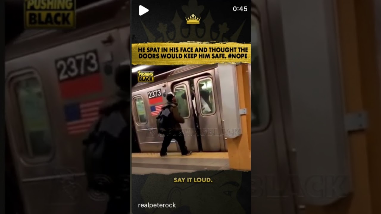He spat in his face and thought the doors would keep him safe.😂#nope #viral #shorts