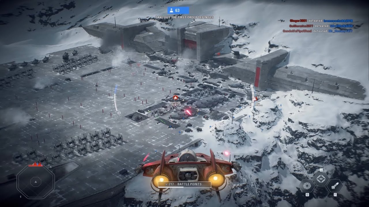 Short match (Starkiller base)