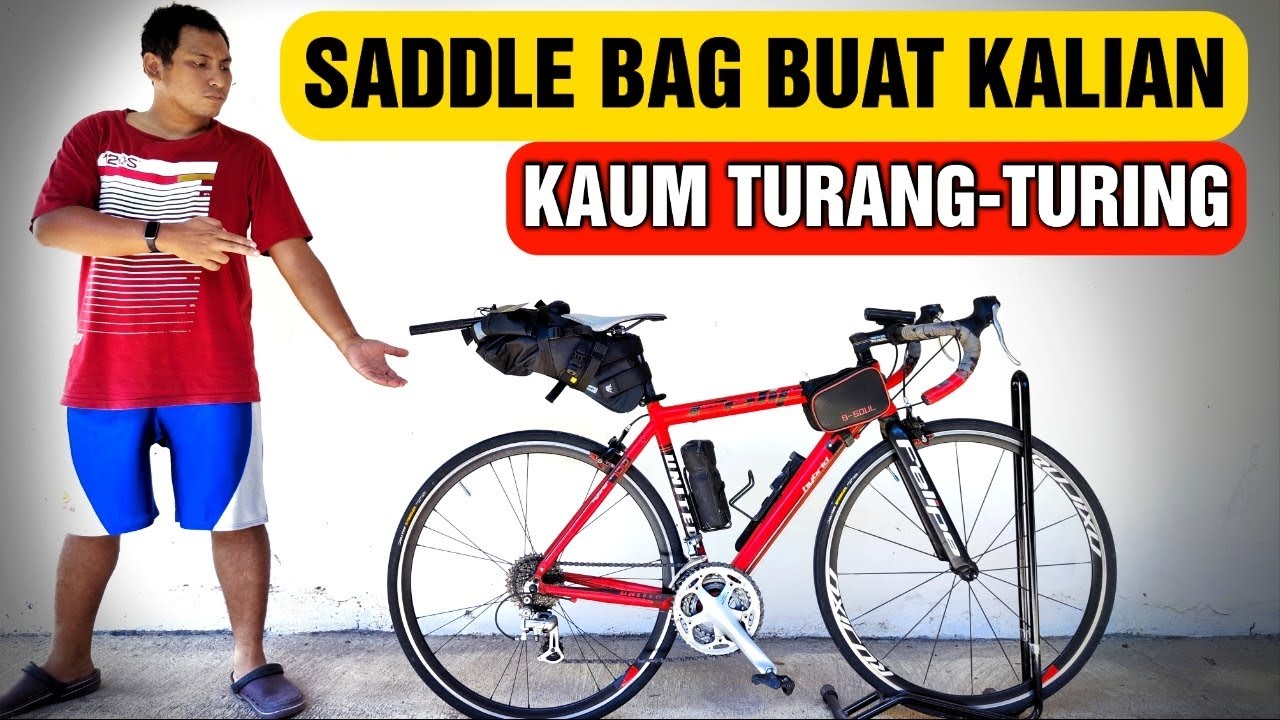 Tas Sepeda Touring Rhinowalk RK5110 10L Saddle Bag || tas pannier sepeda