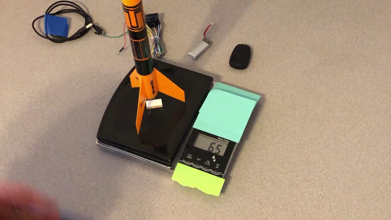Arduino Data Logger for Estes Rocket w/Plotted Altitude in Python