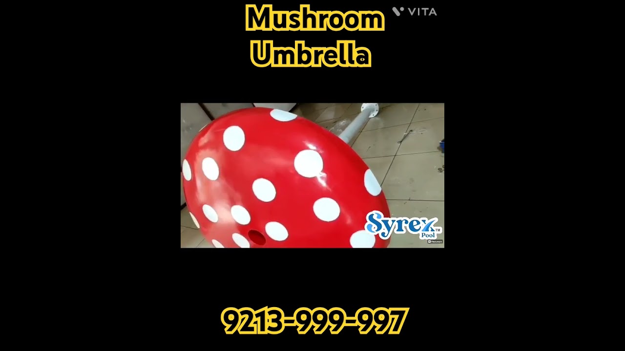 Mushroom Umbrella for Water Park, Swimming Pool