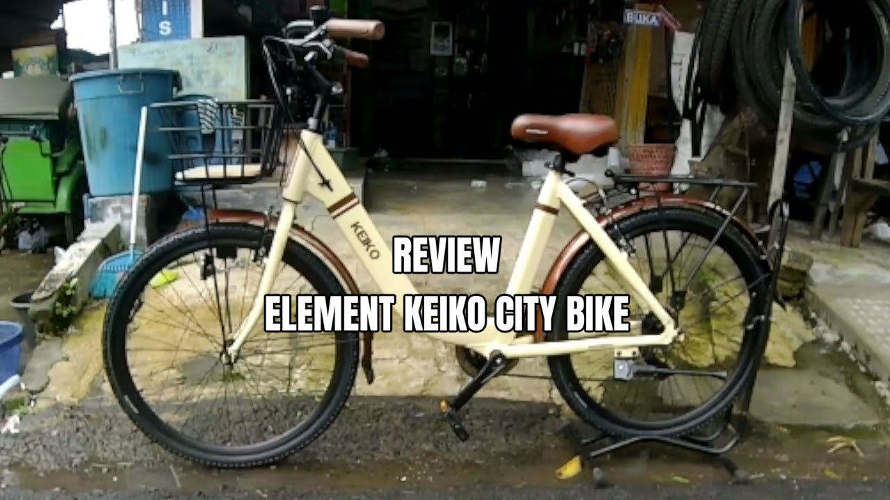 UNBOXING SEPEDA CITY BIKE ELEMENT KEIKO 26 INCH 7 SPEED, rekomendasi sepeda citybike 🚴🌟