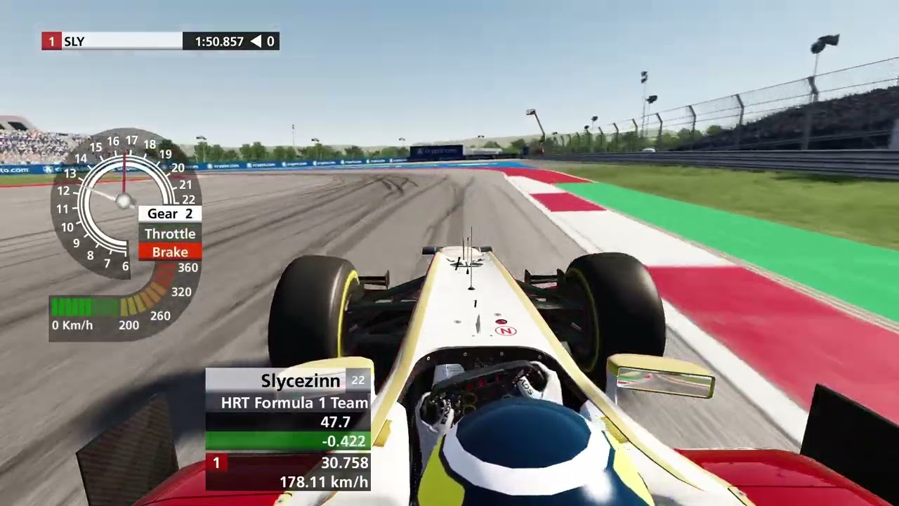 HRT F112 horrible car - austin texas cota
