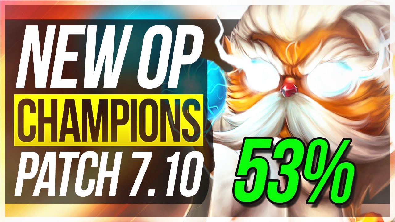 HEIMER 53% WINRATE? NEW OP CHAMPIONS IN 7.10 Patch | BEST Champs To Carry/Builds - League of Legends