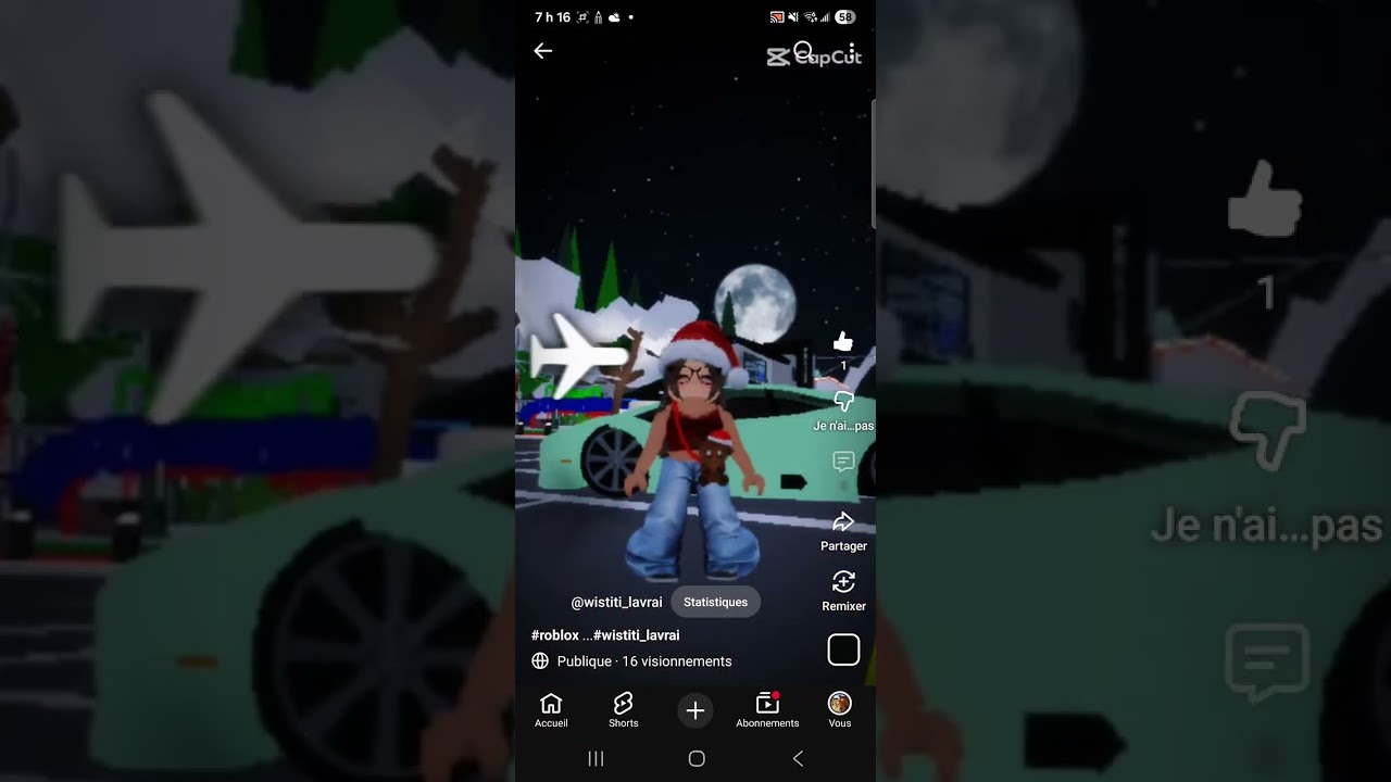 Tout mes shorts roblox 