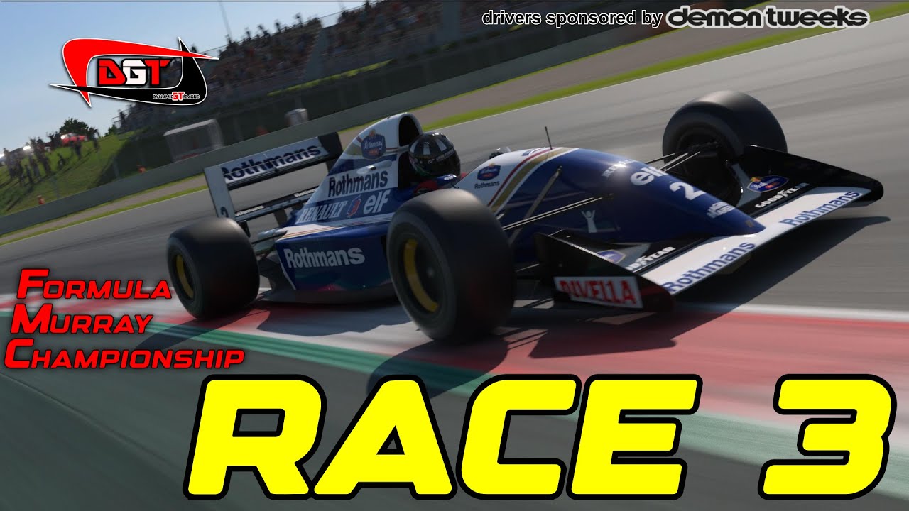 DGT LEAGUE | Formula Murray Championship | Race 3 Catalunya GP Spain | GT7 F3500-A