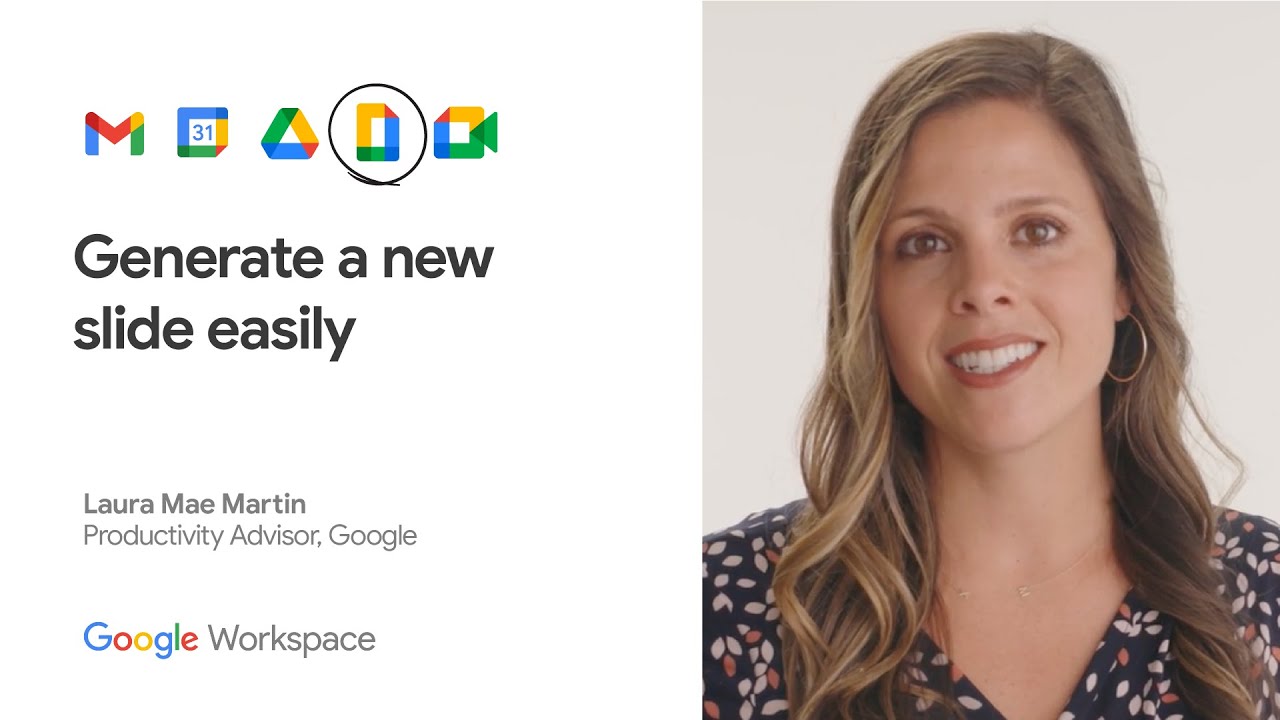How to generate a new slide easily in Google Slides