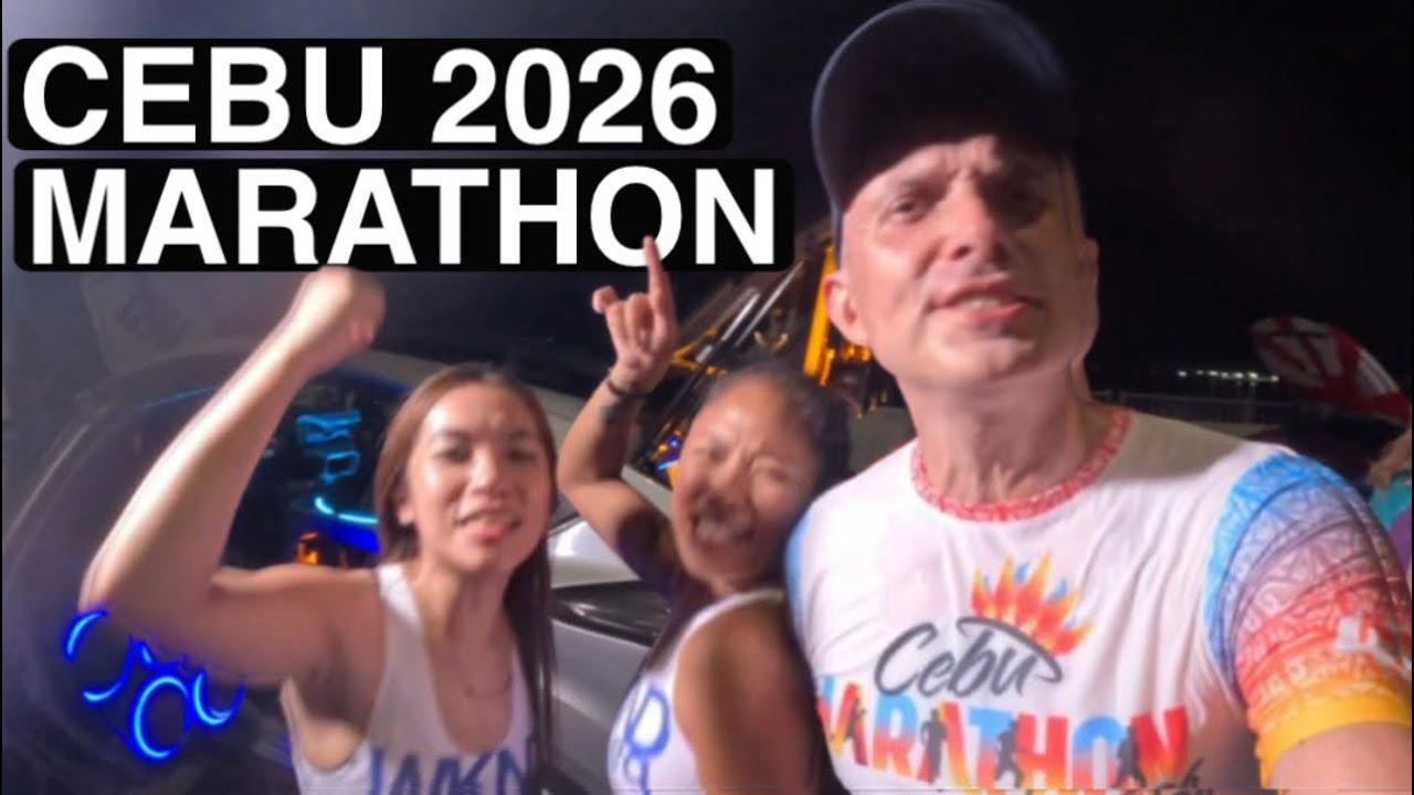 🇵🇭 CEBU MARATHON 2026 | Running as a Foreigner | Philippines Travel + Race Day Vlog