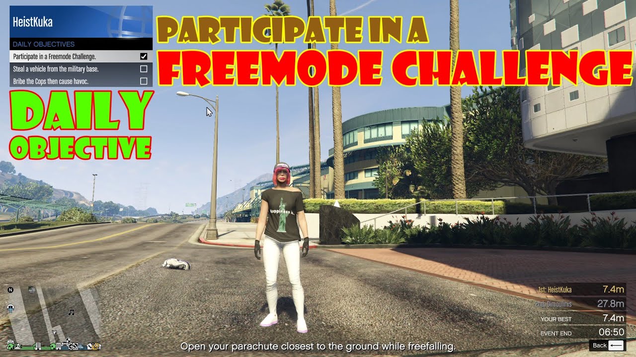 Participate in a Freemode Challenge 🏆 Daily Challenge ✅ GTA 5 Online