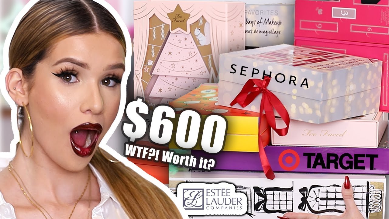 I SPENT $600 on BEAUTY Advent Calendars! ...was it worth it?!
