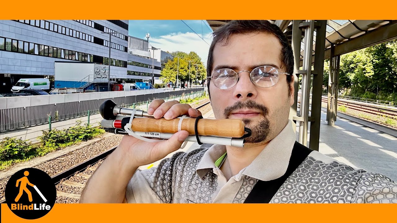 Challange:  Blind (2% Sehkraft) ohne Blindenstock auf Reisen