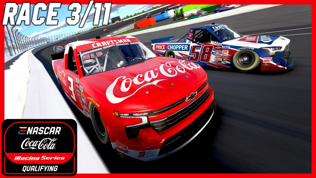 eNASCAR Coca-Cola iRacing Qualifying Series | Race 3/11 | Rockingham 200 Laps