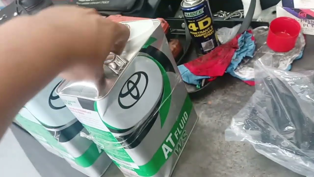TOYOTA FORTUNER/INNOVA/HILUX 2016-2022 How to change transmission filter and fluid WS