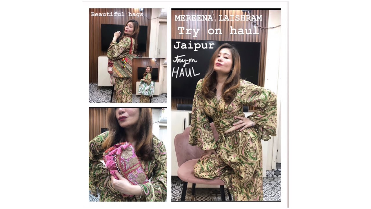 TRY ON HAUL | JAIPUR | SHOPPING 🛍️ HAUL | RAJASTHAN | MEREENA LAISHRAM | March 2025 ✨✈️👸🛍️📸🥰✨