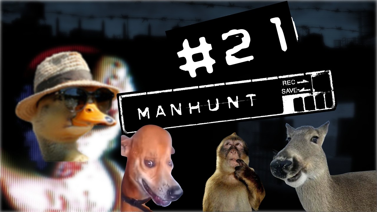 O BONECO DE GABÃO VAI SER LEITADO! - Manhunt #21