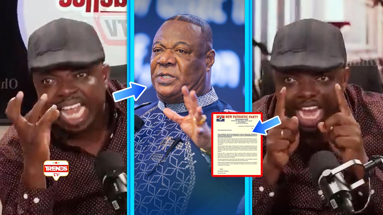 Abronye Challenges Archbishop Duncan Williams & Launch Fresh Attαcks; Angríly Replies NPP Letter