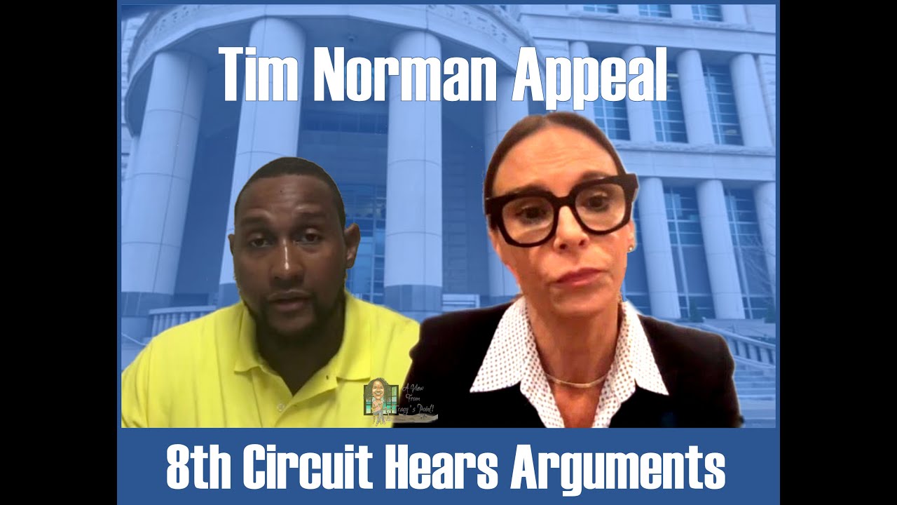Tim Norman Argues  His case Before 8th Circuit Court of Appeals