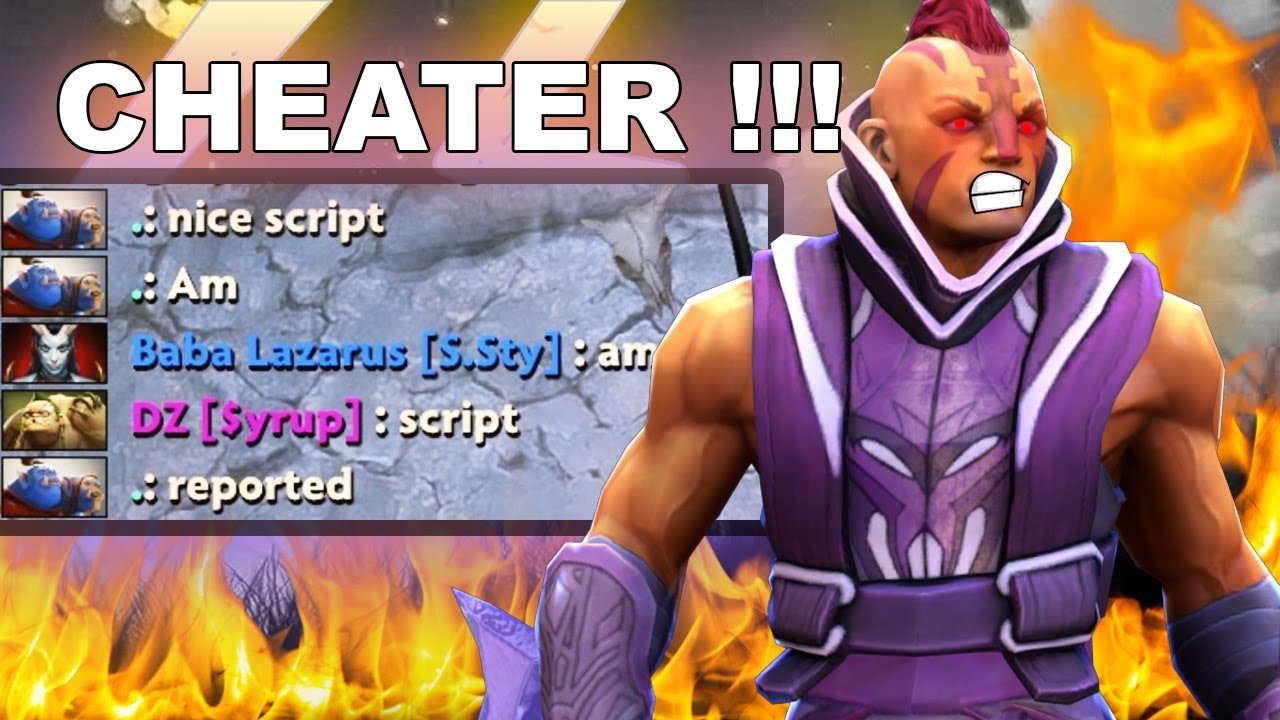 Dota 2 Читер - Anti-Mage с ФУЛ ПАКОМ СКРИПТОВ !!!