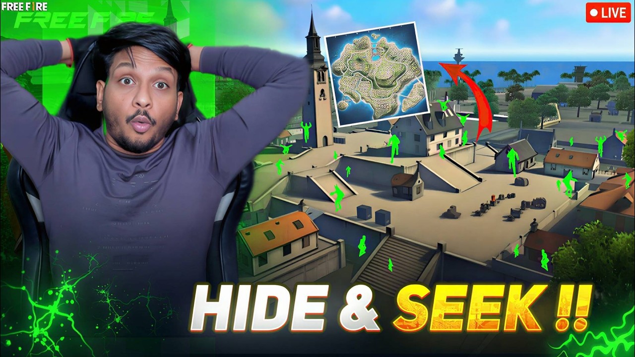 Hide & Seek With Subscribers 😱 Free Fire Telugu Live - Hyper King #shorts #short #shortvideo