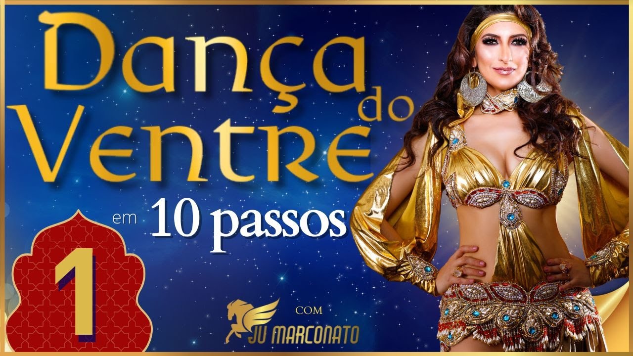 #1 DANÇA DO VENTRE EM 10 PASSOS com Ju Marconato PARA INICIANTES (que perfeito este movimento!)