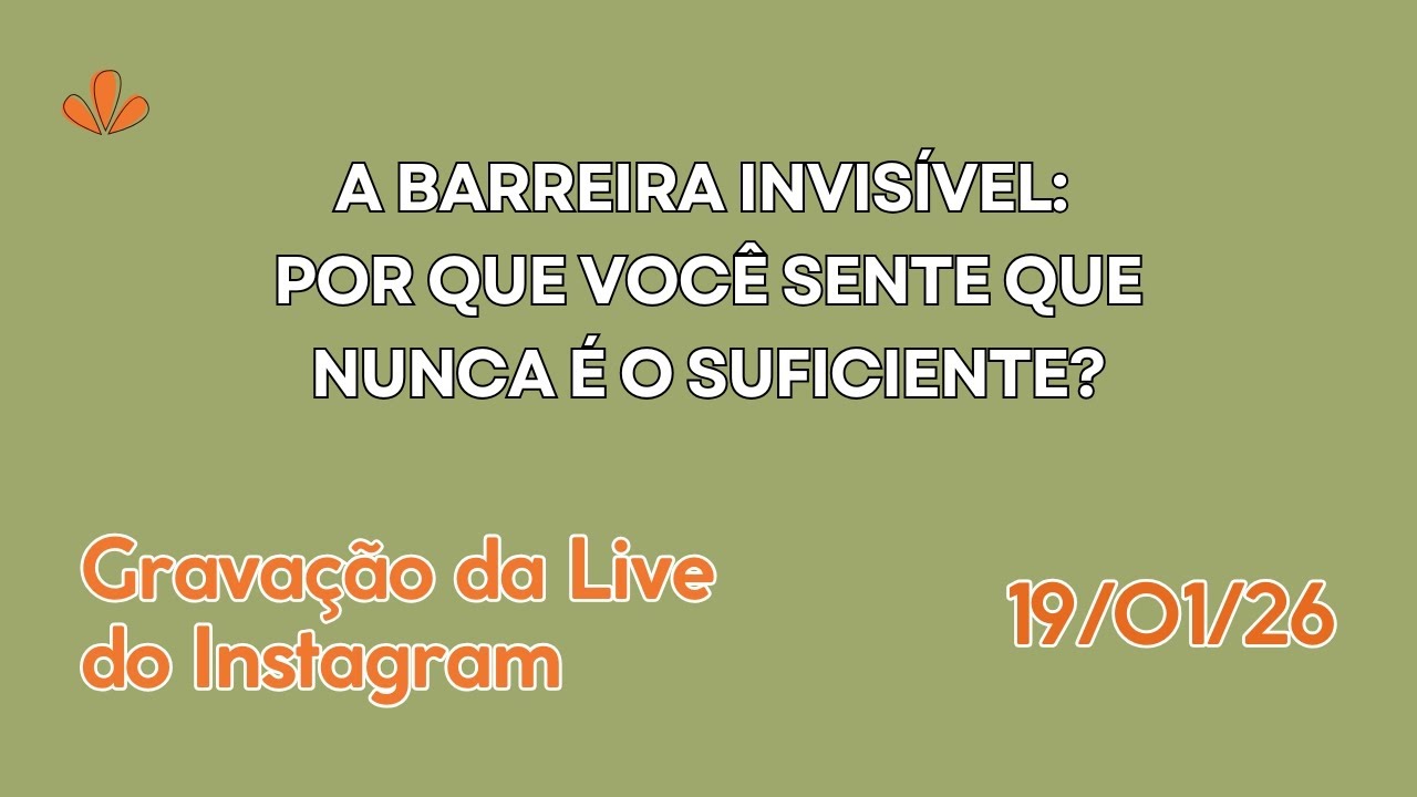 A Barreira Invisível: Por que você sente que nunca é suficiente?