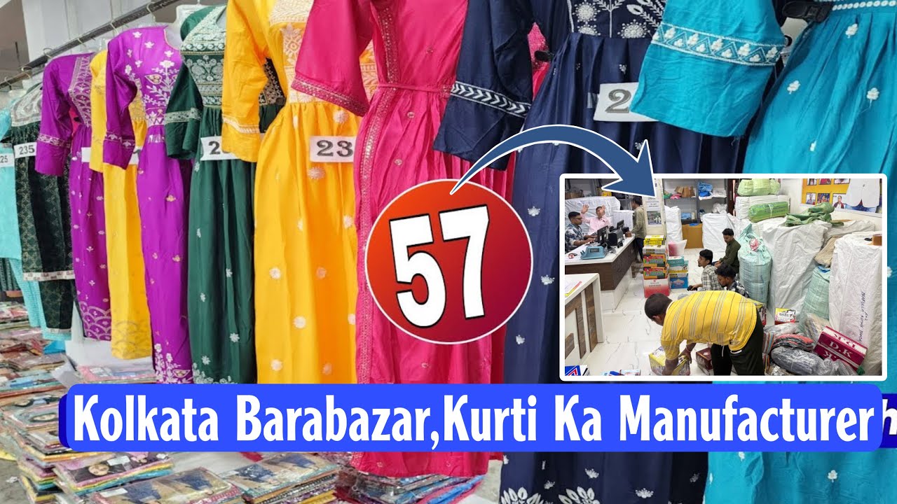 Biggest Kurti Manufacturer in Kolkata Barabazar | Only 57
