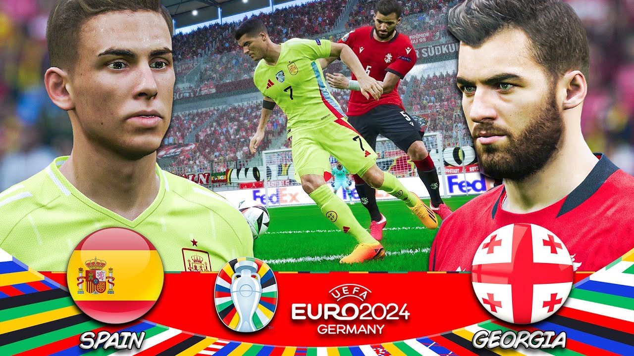 ⚡Spain vs. Georgia : UEFA Euro 2024 - Full Match | Football Gameplay 🔥