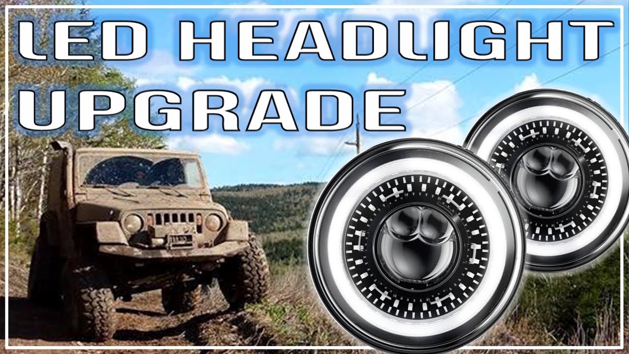 Модернизация светодиодных фар Jeep TJ &mdash; фары HawkGlow для Jeep Wrangler
