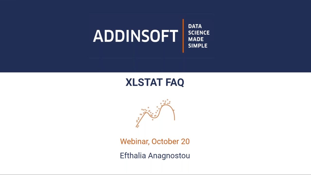 XLSTAT Frequently Asked Questions - Webinar Preview