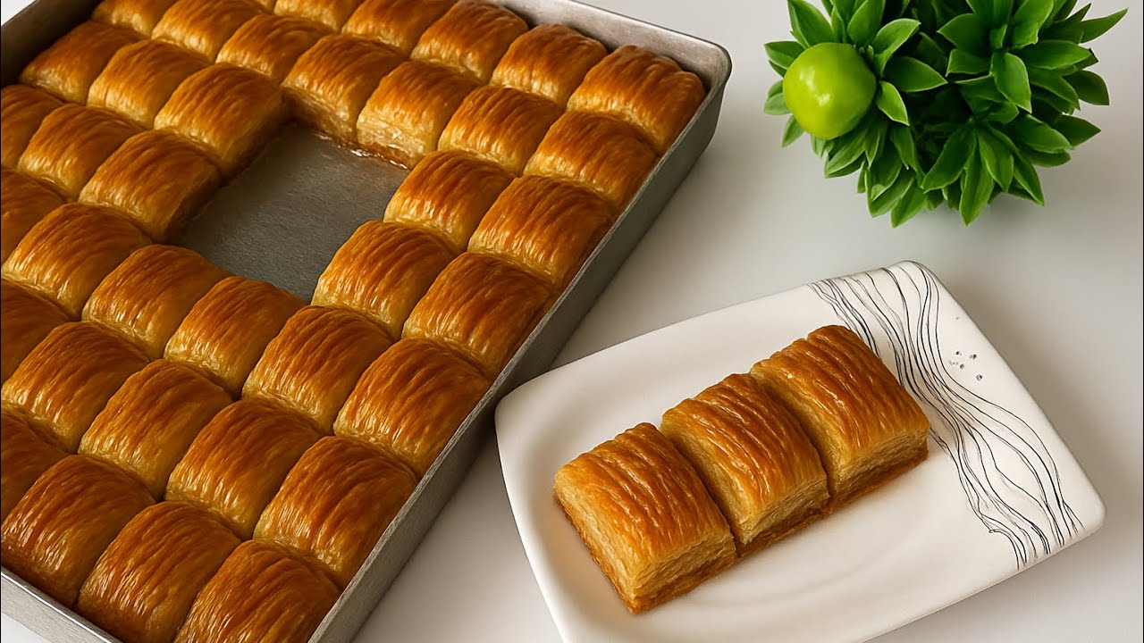 Bu tatlının yapımı Enfes oldu ✅ Yiyenler bayıldı tarifini istedi kolay baklava