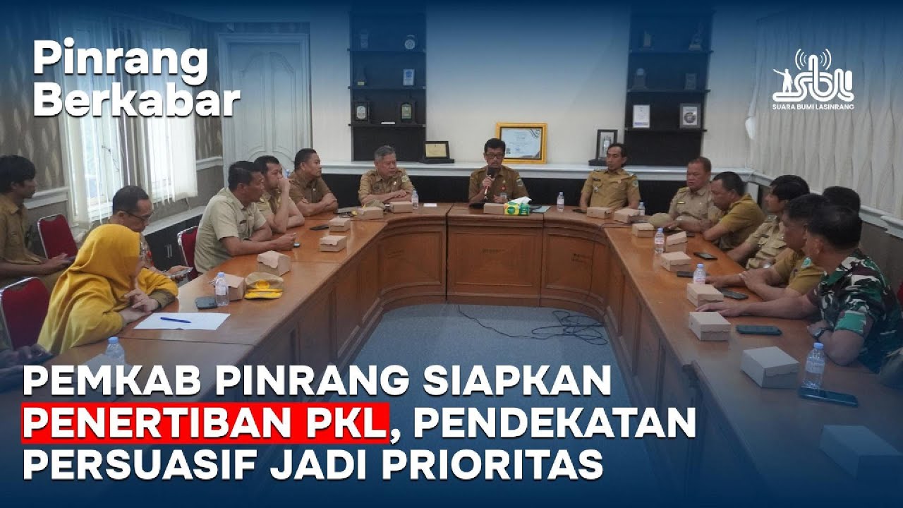 Pemkab Pinrang Siapkan Penertiban PKL, Pendekatan Persuasif Jadi Prioritas