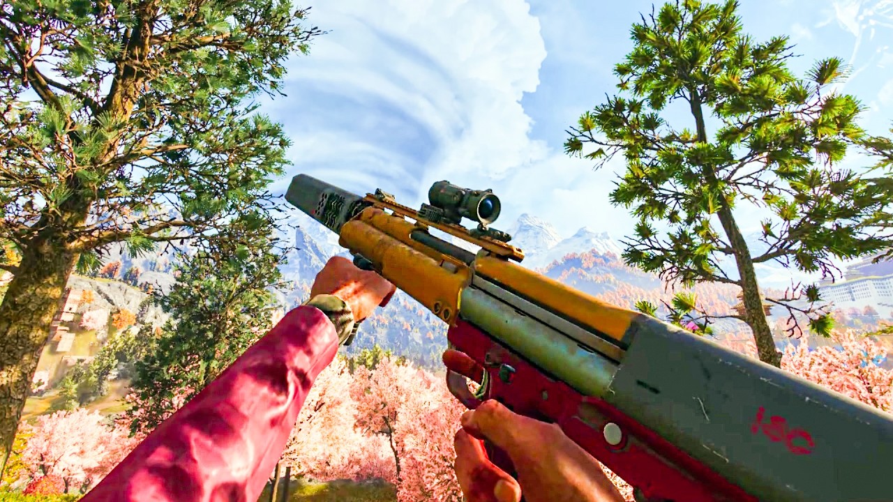 Far Cry 6 Pagan Min DLC &ndash; John Wick Style Suppressed Shotgun Stealth Kills