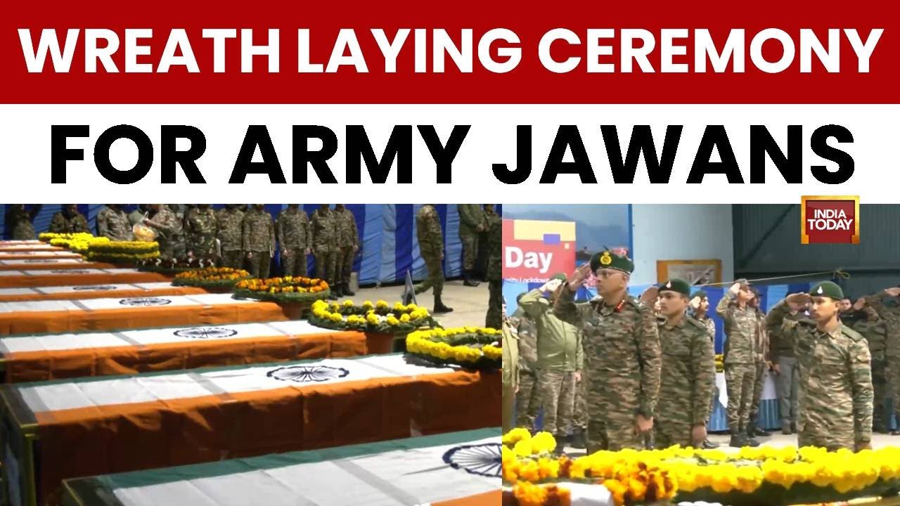 Nation Mourns: Wreath-Laying Ceremony For 10 Soldiers Killed In Doda Road Accident | India Today