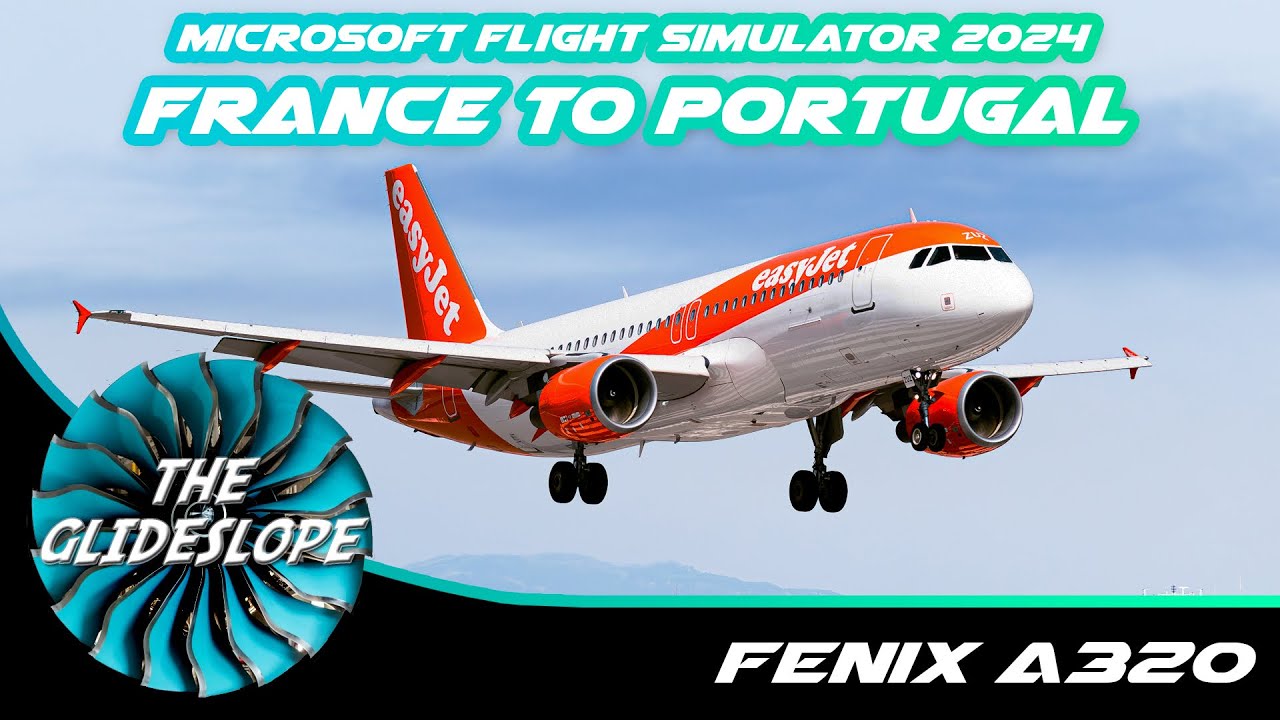 Airbus A320 (by Fenix) | France to Portugal | Chasing storms for the thrill!