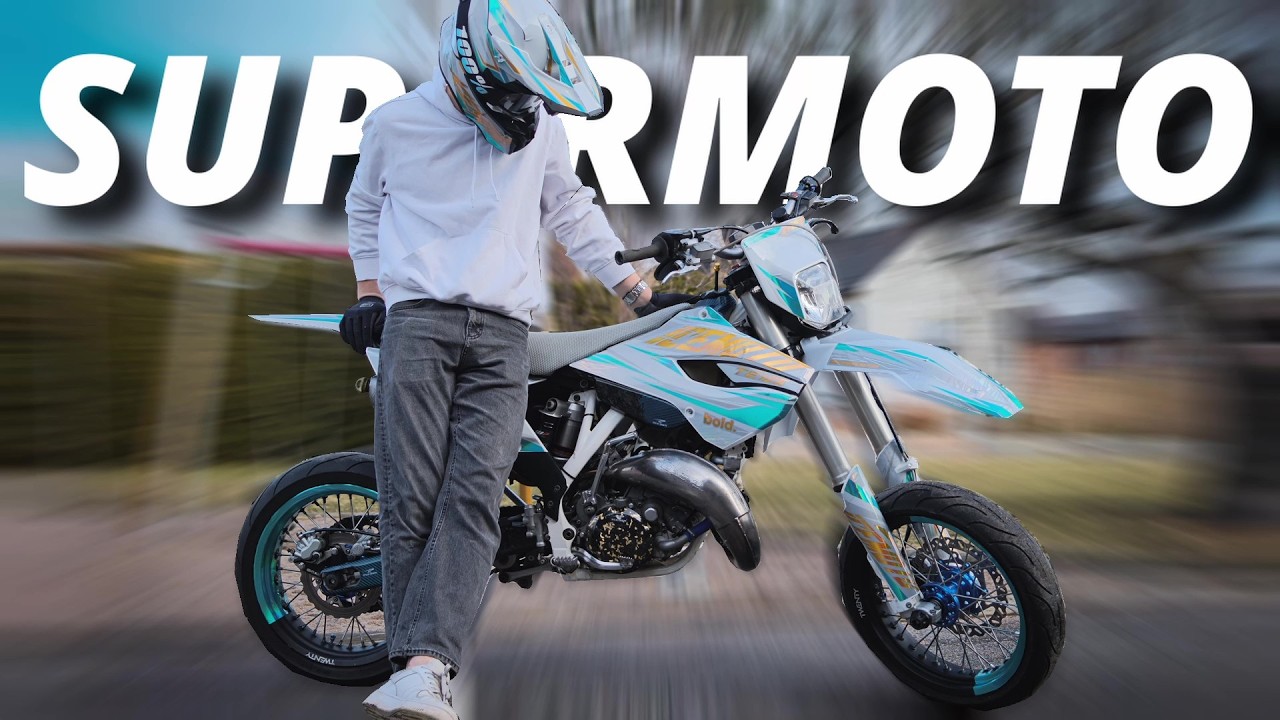 INSANE 2STROKE SUPERMOTO BUILD😍 | Husqvarna Te125 |
