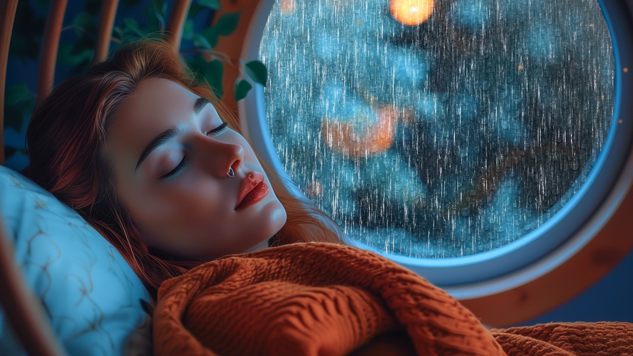 Fall Asleep Fast Tonight with Gentle Rain Outside a Warm Cabin - 10 hr Rain