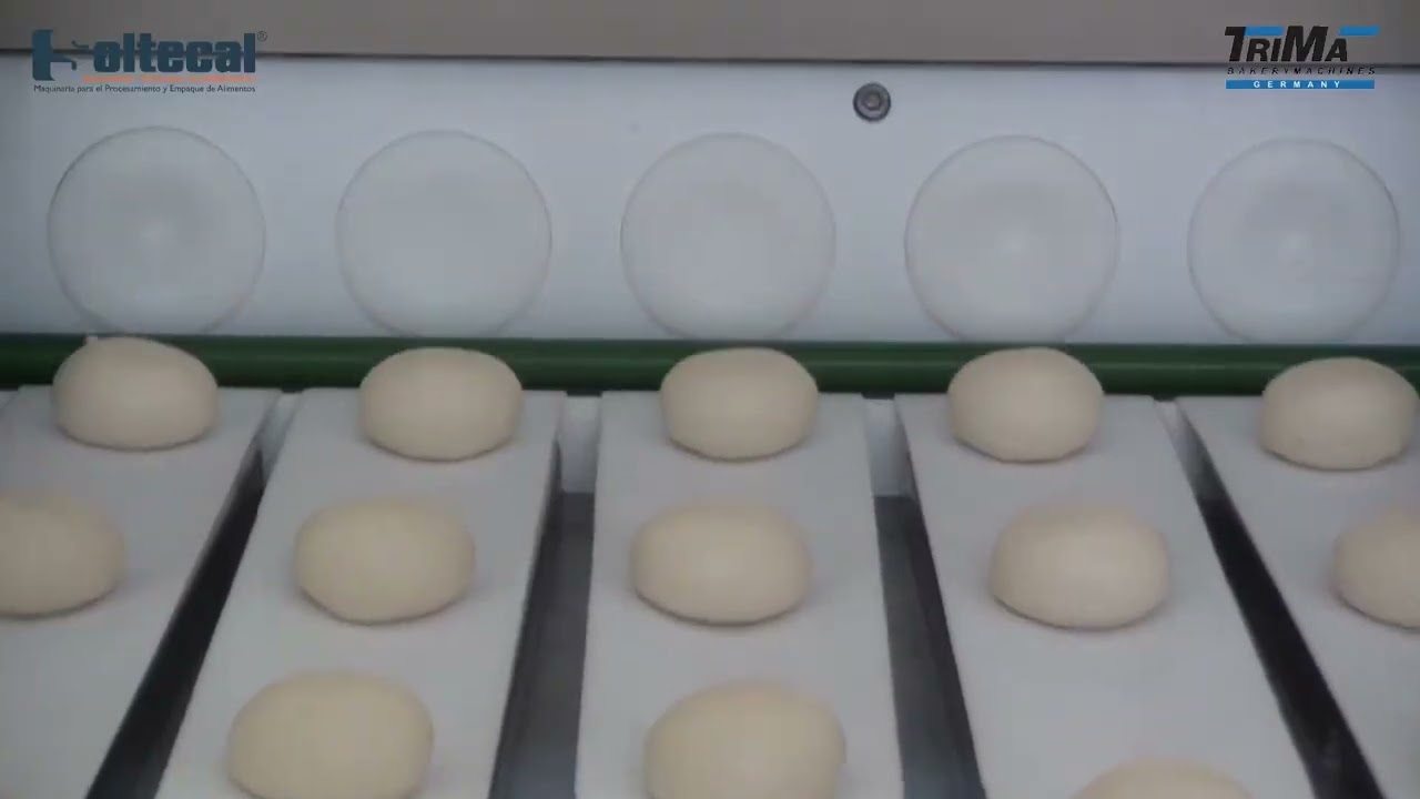 ¡Esta máquina hace hasta 3200 bollos por hora! (Trima Prima Duo)