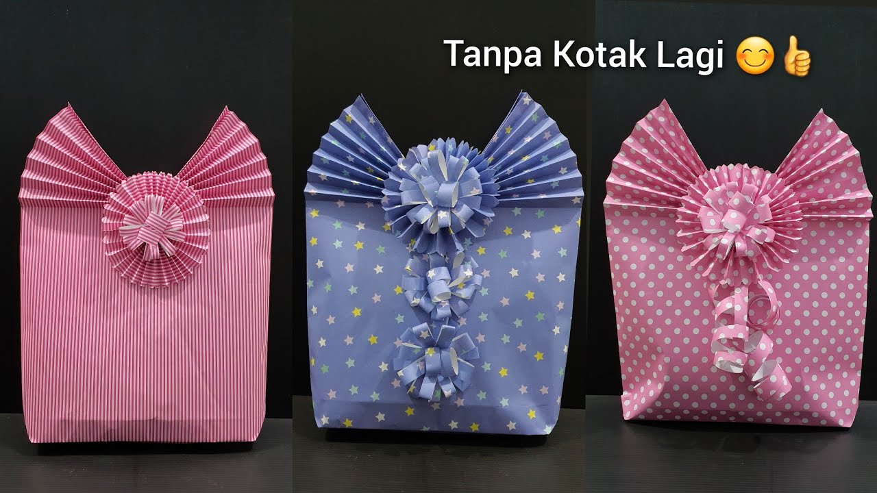 Cara Membungkus Kado yang Unik dan Kreatif | Hadiah | Gift Wrapping | Diy Gift Bag | Creative