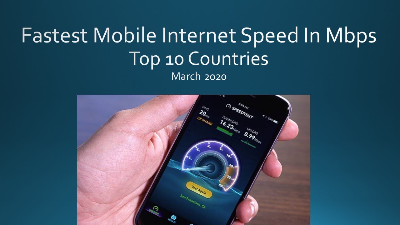 Top 10 Countries Fastest Mobile Internet Speed
