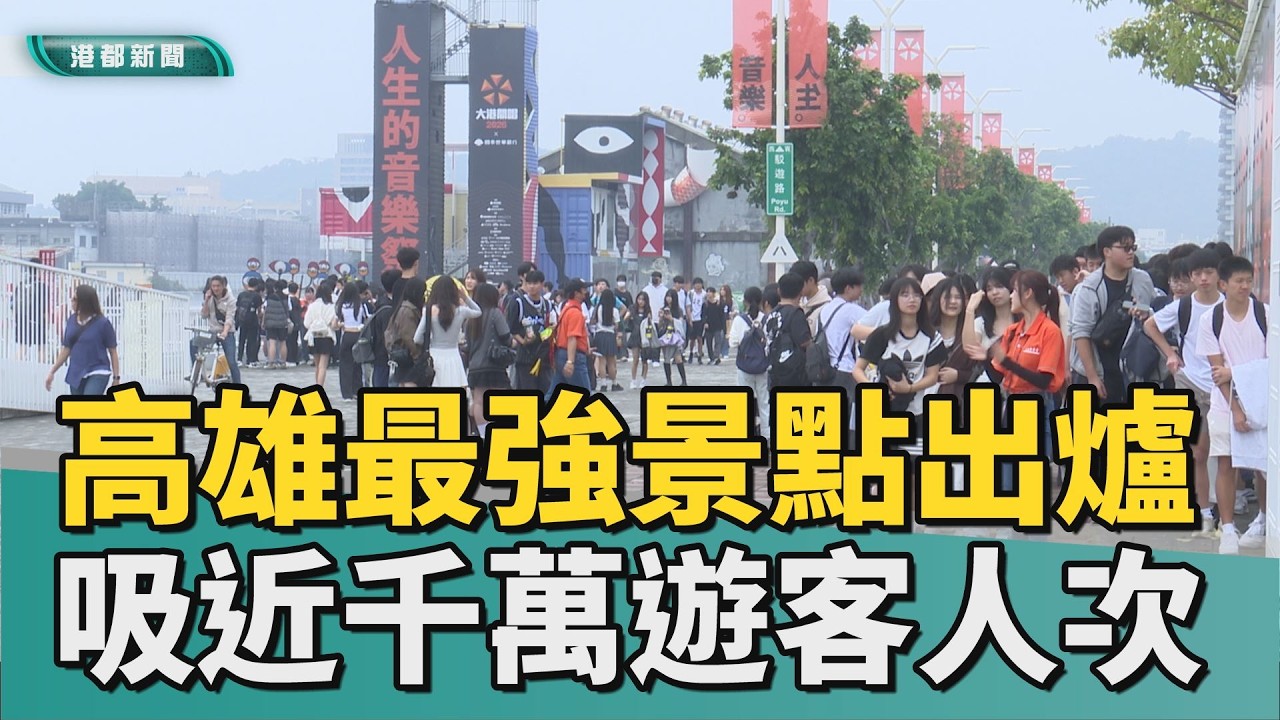 景點人氣王｜高雄最強景點出爐 去年狂吸近千萬遊客人次