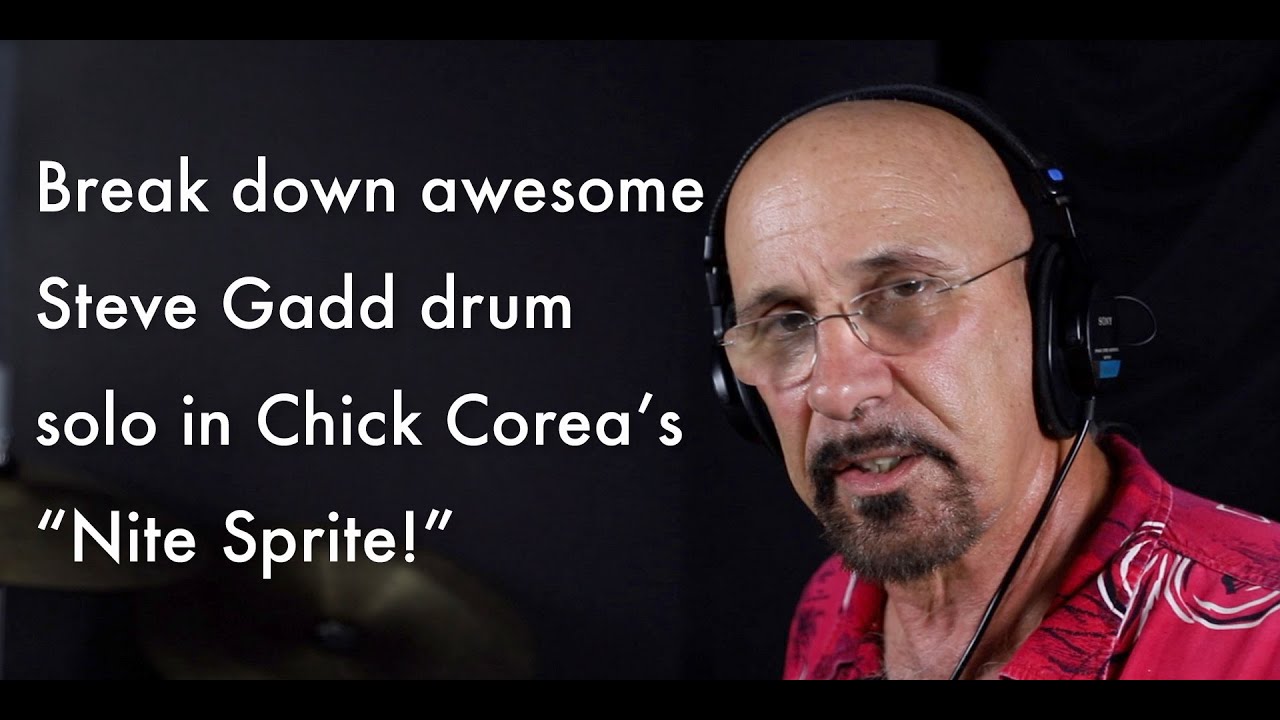 Breaking down Steve Gadd's drum solo in Nite Sprite by Chick Corea