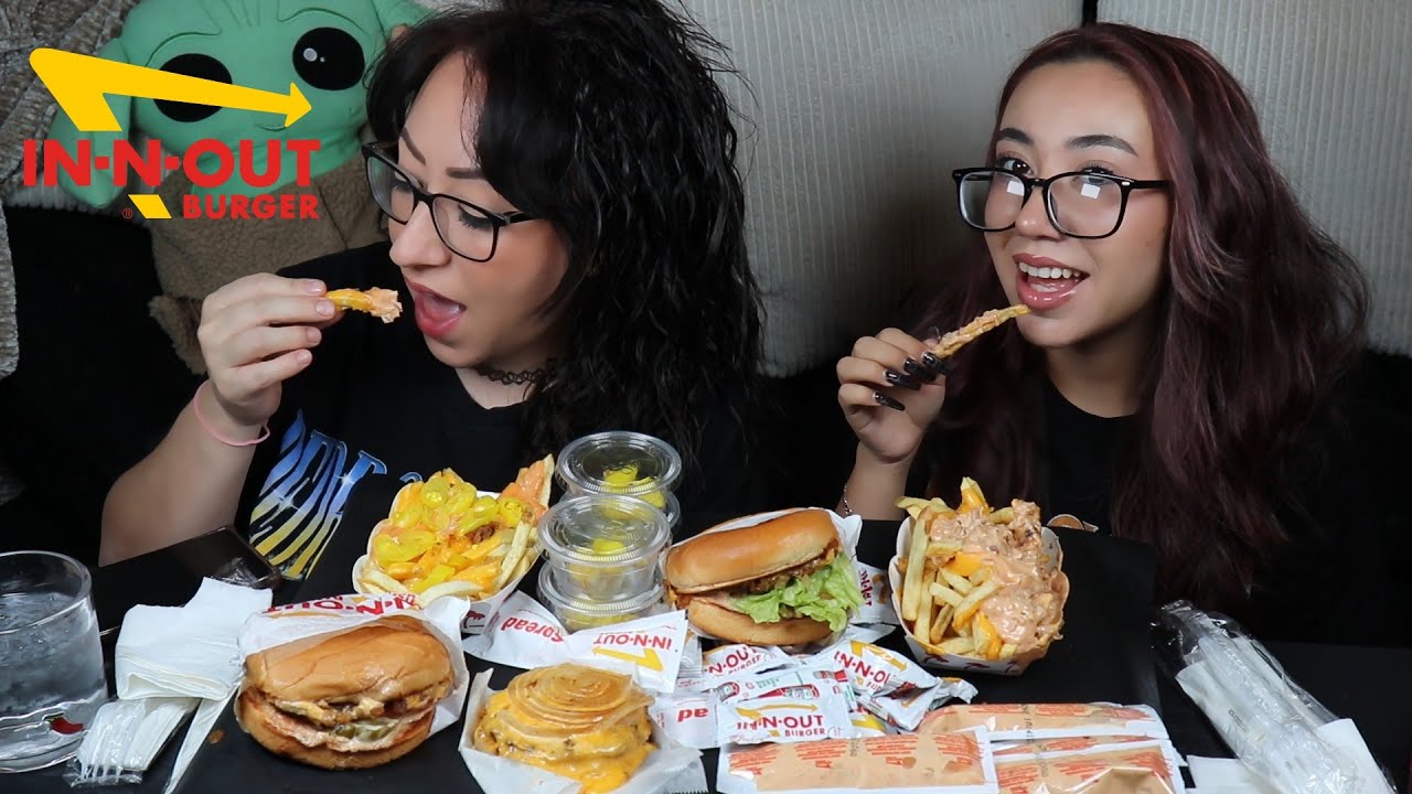 ANIMAL STYLE IN N OUT MUKBANG