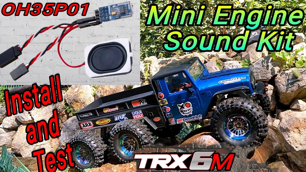 Симулятор звука двигателя для мини-краулеров OH35PO1 #trx4m #rccrawler #rctruck
