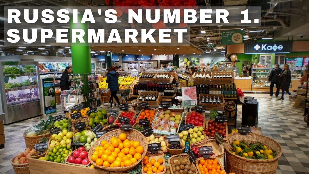 Russian TYPICAL Supermarket Tour | Perekreskok Moscow