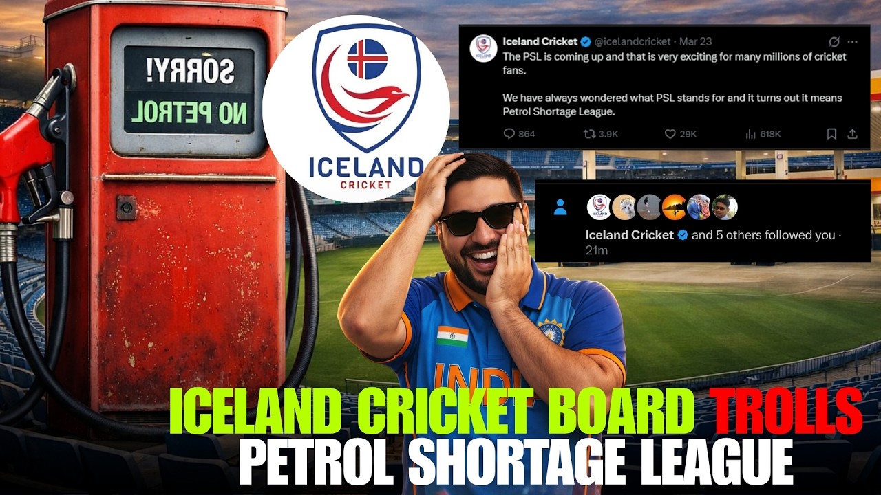 Iceland Cricket Board Mocks &lsquo;Petrol Shortage League&rsquo; &ndash; PSL Crowd Reacts
